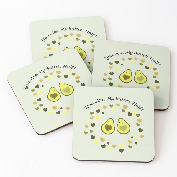 Item preview, Cute and Funny You are My Butter Half Avocado Love designed and sold by Hedgie Designs.