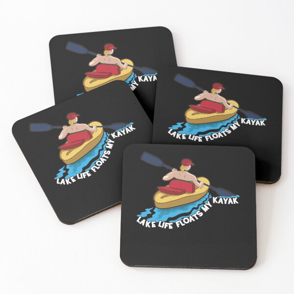 Item preview, Kayaking Lake Life floats my Kayak for Kayaker designed and sold by FalkDania.