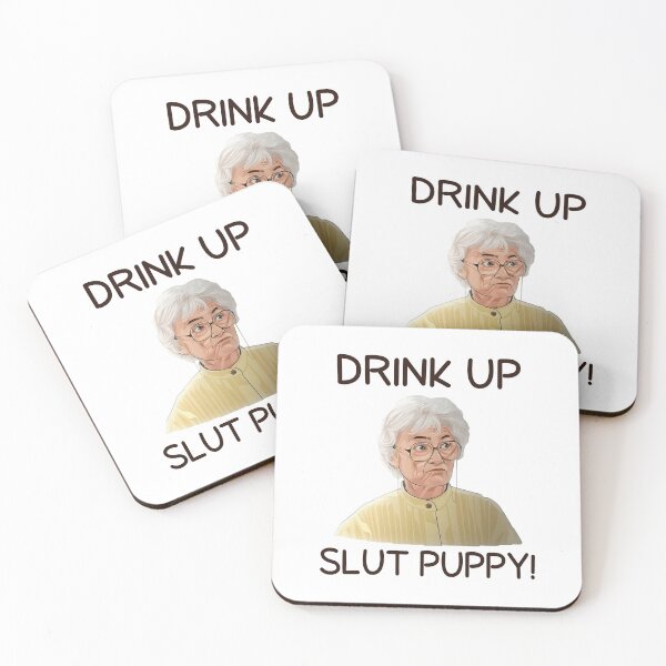 Item preview, Drink Up Slut Puppy designed and sold by shlebah.