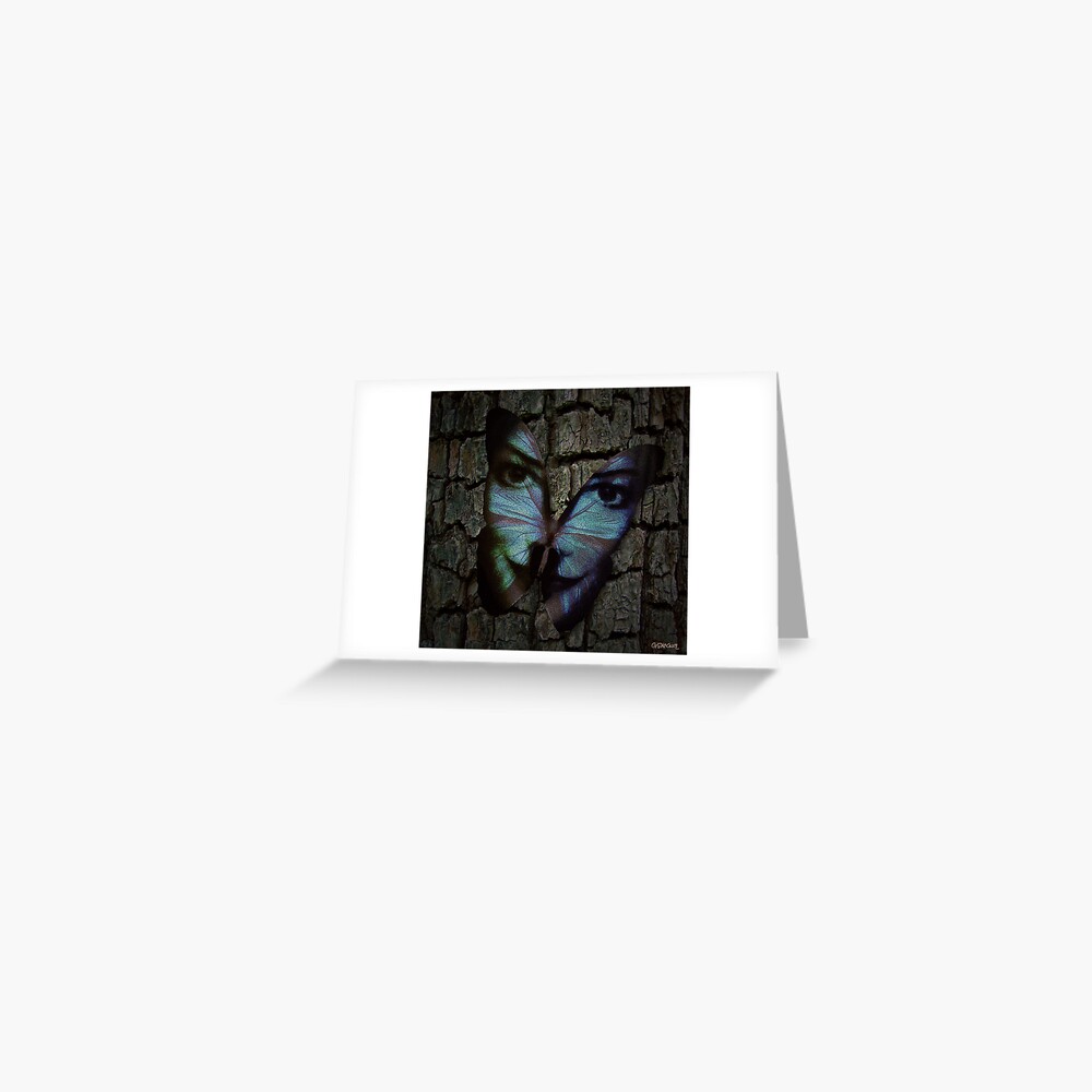 Am I A Butterfly Who Dreams About Being A Human? Greeting Card