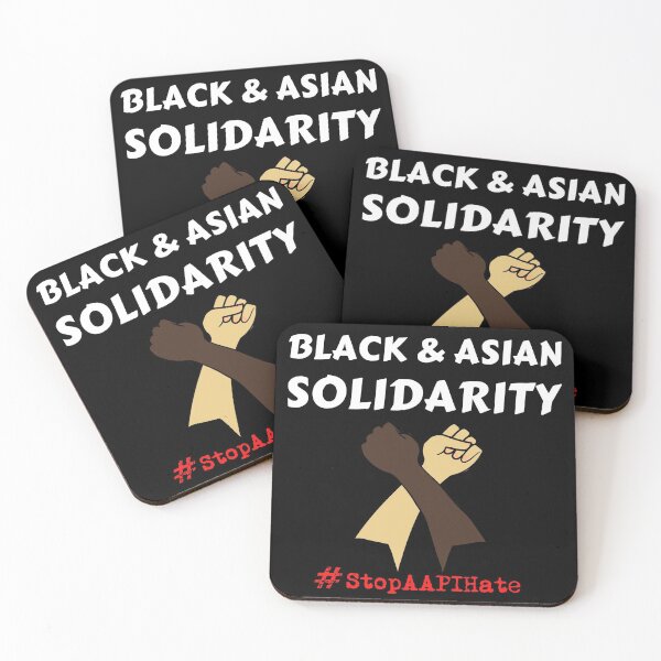 Item preview, Black and asian solidarity #stopaapihate designed and sold by Try-It.