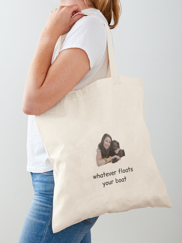 Whatever Floats Your Boat Funny Nautical Pun Weekender Tote Bag by