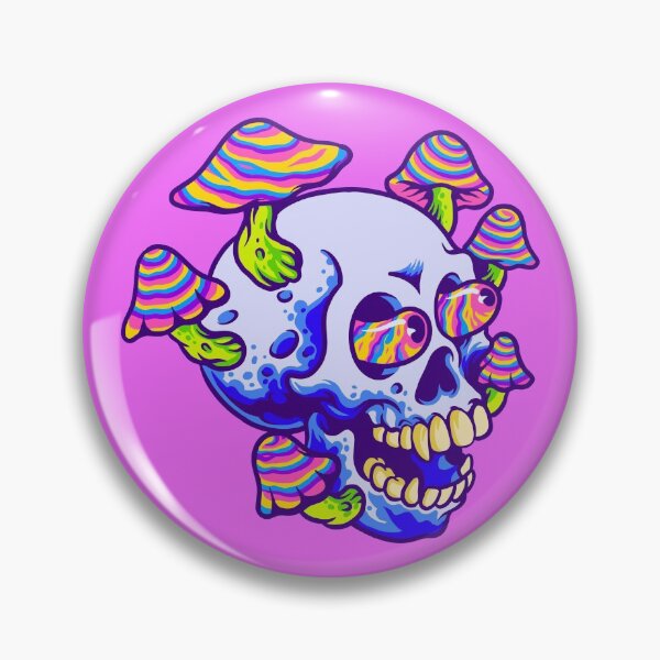 Item preview, Far Out Shroom Skull designed and sold by machmigo.
