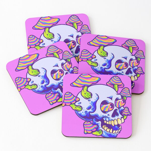 Item preview, Far Out Shroom Skull designed and sold by machmigo.