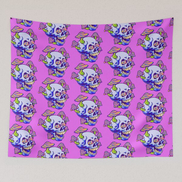 Item preview, Far Out Shroom Skull designed and sold by machmigo.