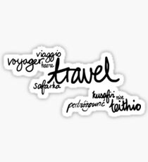 Travel the World! Sticker