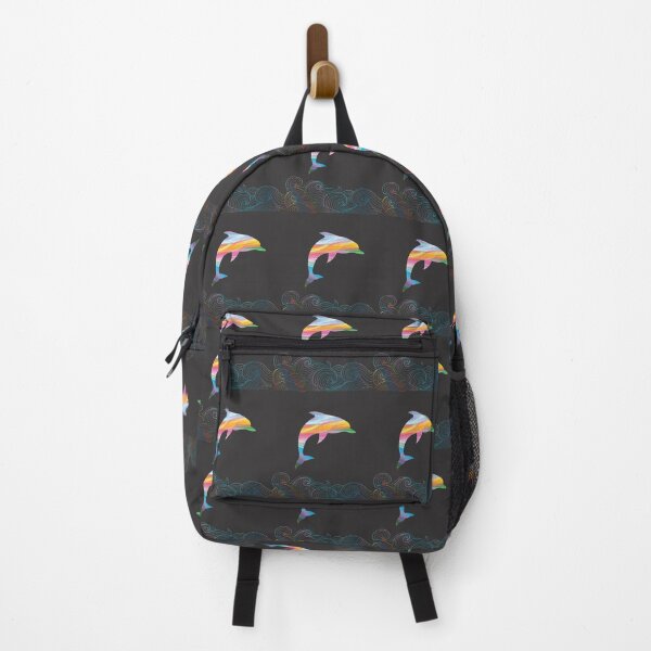 Item preview, Tie Dye Dolphin - Colorful Hand-funny designed and sold by adelsalmi.