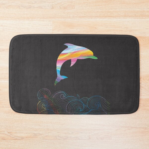 Item preview, Tie Dye Dolphin - Colorful Hand-funny designed and sold by adelsalmi.
