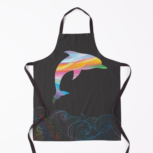 Item preview, Tie Dye Dolphin - Colorful Hand-funny designed and sold by adelsalmi.