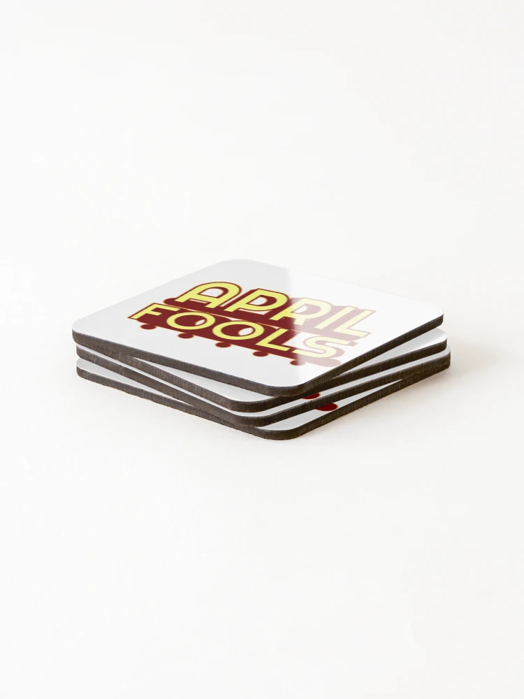 Thumbnail 4 of 5, Coasters (Set of 4), April Fools designed and sold by DeathMakingART.
