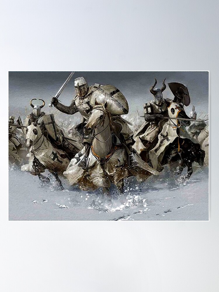 Alternate view of Teutonic Knights crusading in Winter Poster