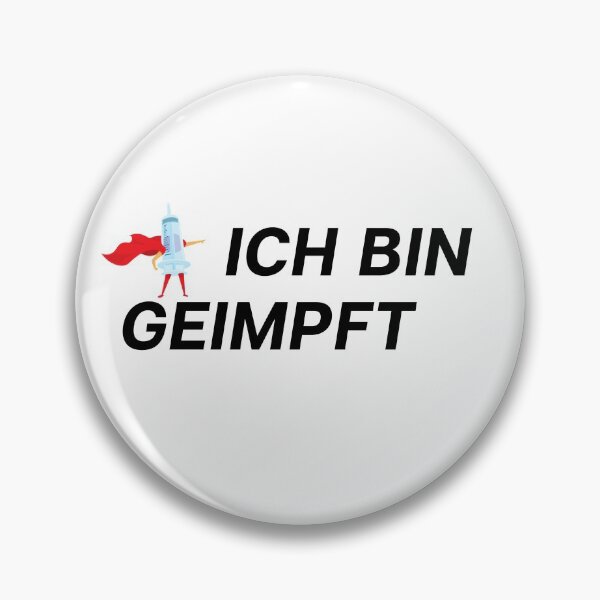 Item preview, Ich bin geimpft designed and sold by Aedrikan.