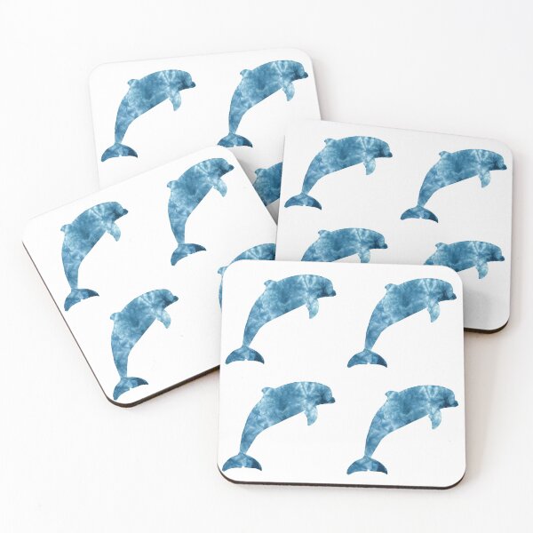 Item preview, Tie Dye Dolphin Ocean Blue White Waves designed and sold by not4fantasy.