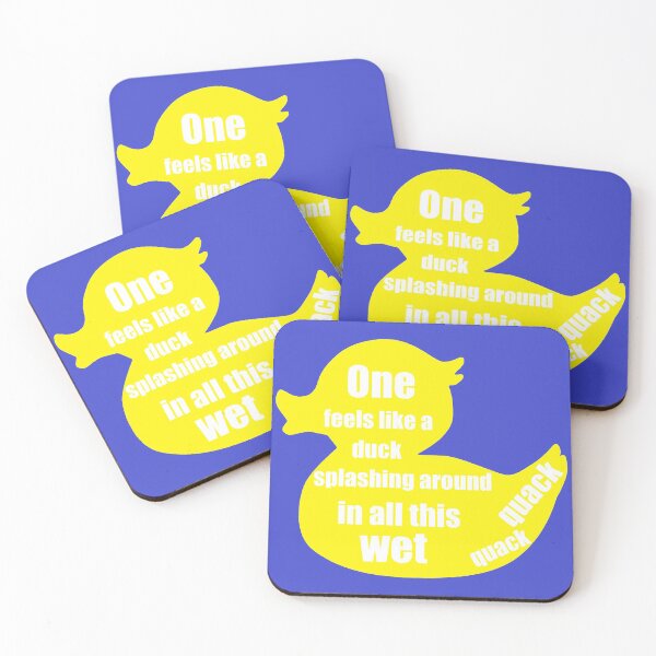 Item preview, Duck splashing around quote designed and sold by ggjoy2.
