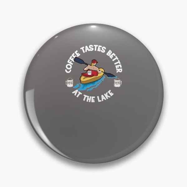 Item preview, Coffee tastes better at the lake Kayaker Design designed and sold by FalkDania.