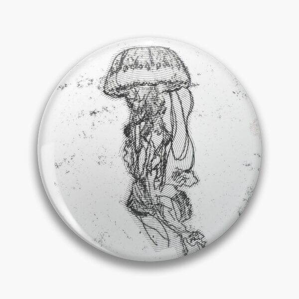 Item preview, Jellyfish Dry point - Intaglio Print designed and sold by Lucie Jamais.