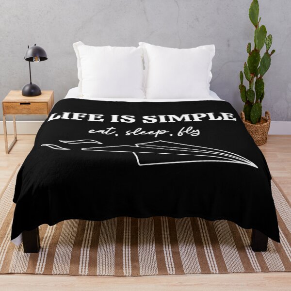 Item preview, Life is Simple - Eat, Sleep, Fly - Life of a Pilot designed and sold by AeroAstro.