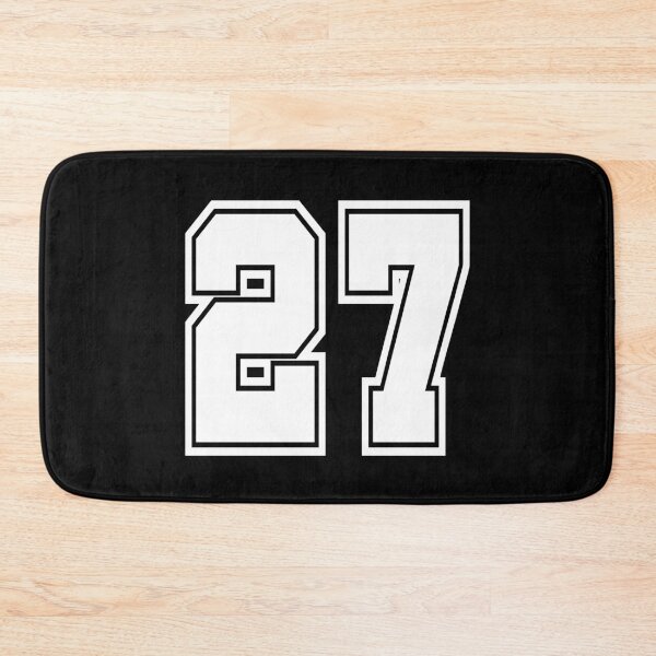 Item preview, 27 shirt number college style football soccer designed and sold by GeogDesigns.