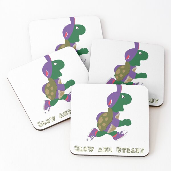 Item preview, Slow and Steady Cute  Running Turtle designed and sold by Hedgie Designs.