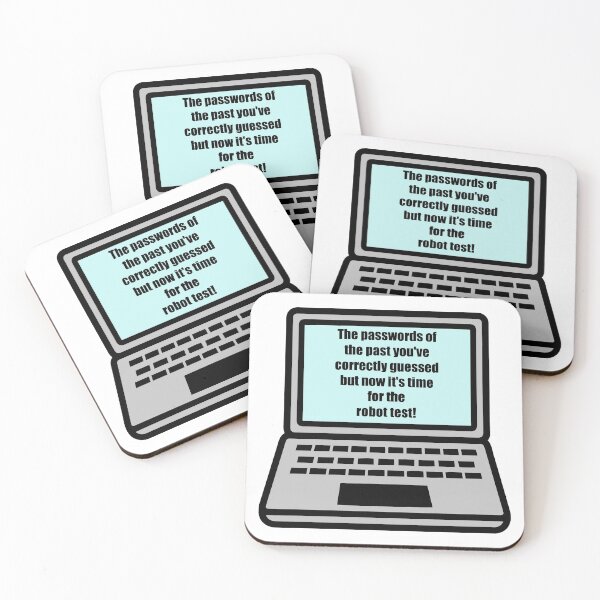 Item preview, Robot test quote designed and sold by ggjoy2.