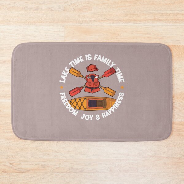 Item preview, Lake time ist family time, freedom joy & Happiness Kayaker Design designed and sold by FalkDania.