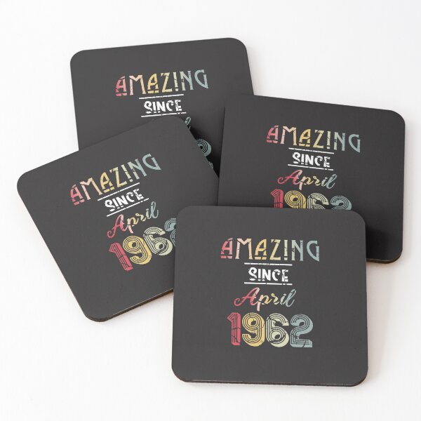Item preview, Vintage Amazing Since April 1962 , Retro April Birthday , Born In 1962 , Funny Gift Ideas for Birthday designed and sold by biigshow.