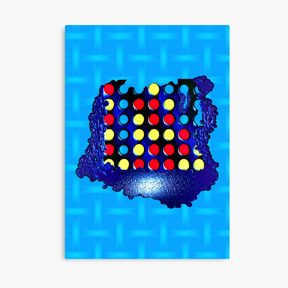 Connect 4 Canvas Print By Prbell Redbubble - osu mp roblox