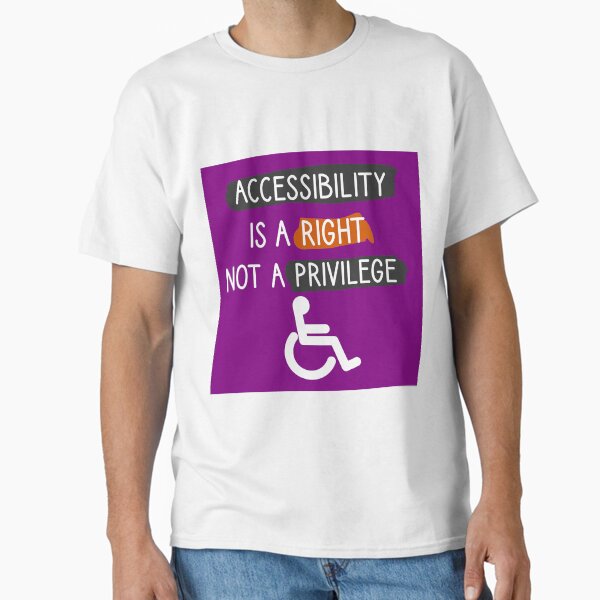 Item preview, Accessibility is a right, not a privilege designed and sold by divesca.
