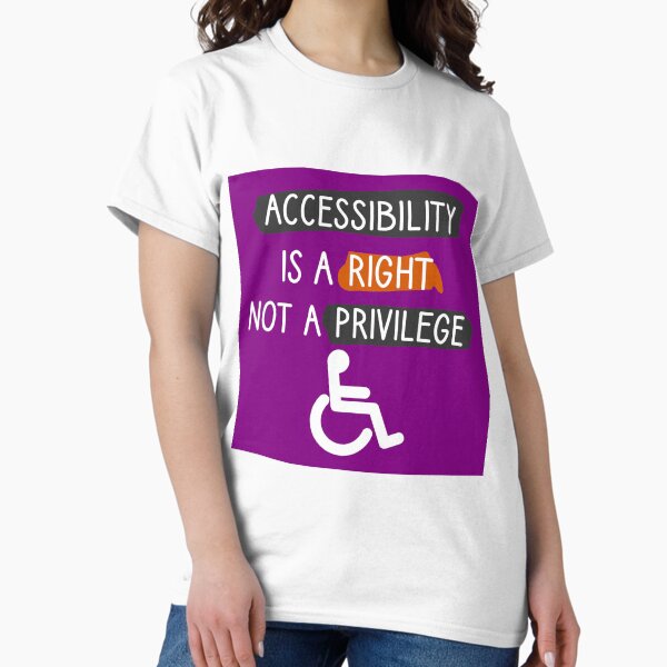 Item preview, Accessibility is a right, not a privilege designed and sold by divesca.