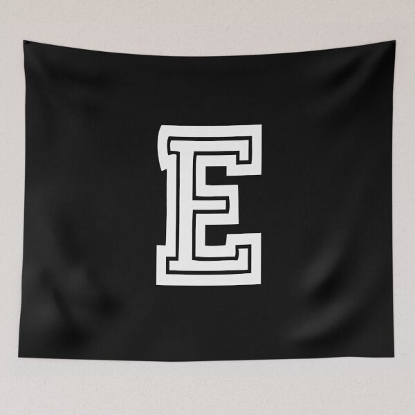 Item preview, Letter E College University Uni USA designed and sold by GeogDesigns.