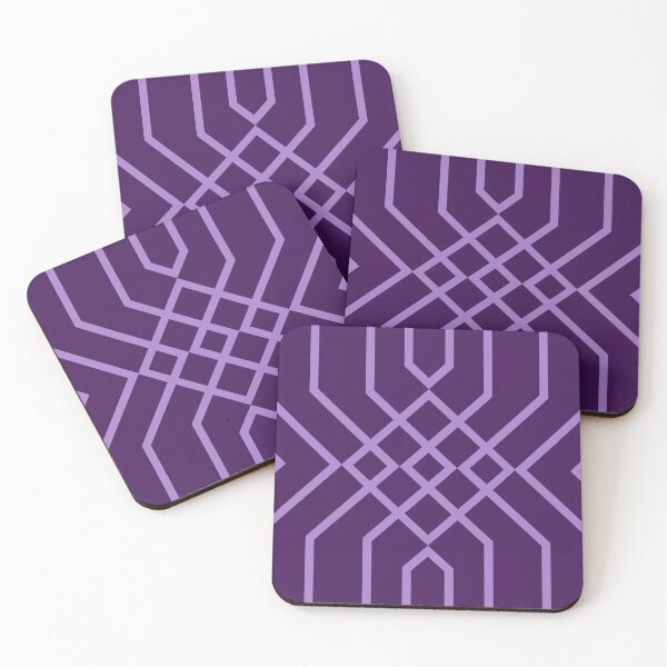 Item preview, Geometric purple Line pattern designed and sold by BLMcreations.