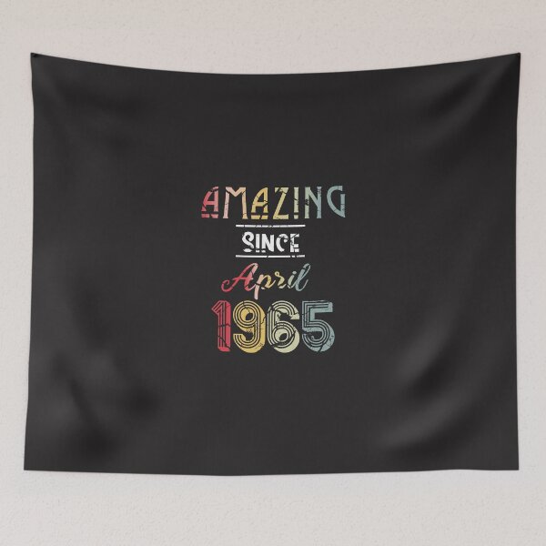Item preview, Vintage Amazing Since April 1965 , Retro April Birthday , Born In 1965 , Funny Gift Ideas for Birthday designed and sold by biigshow.