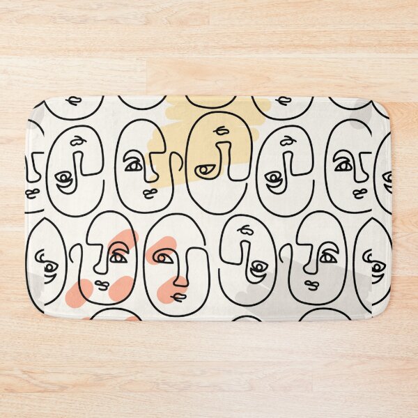 Item preview, Face Line Art Contemporary Abstract Art Print  designed and sold by Dollfacedesign.