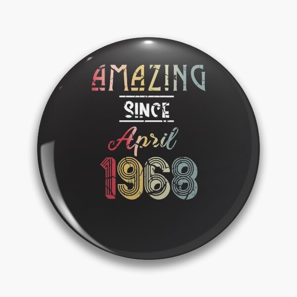 Item preview, Vintage Amazing Since April 1968 , Retro April Birthday , Born In 1968 , Funny Gift Ideas for Birthday designed and sold by biigshow.