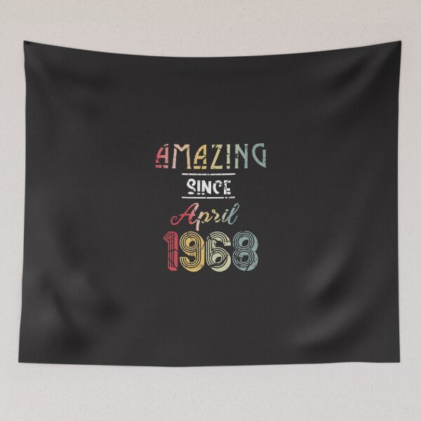 Item preview, Vintage Amazing Since April 1968 , Retro April Birthday , Born In 1968 , Funny Gift Ideas for Birthday designed and sold by biigshow.