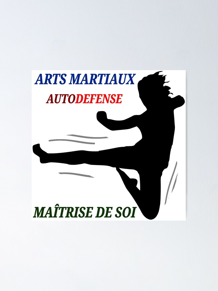 "martial arts self defense self control" Poster by loiret1958 Redbubble