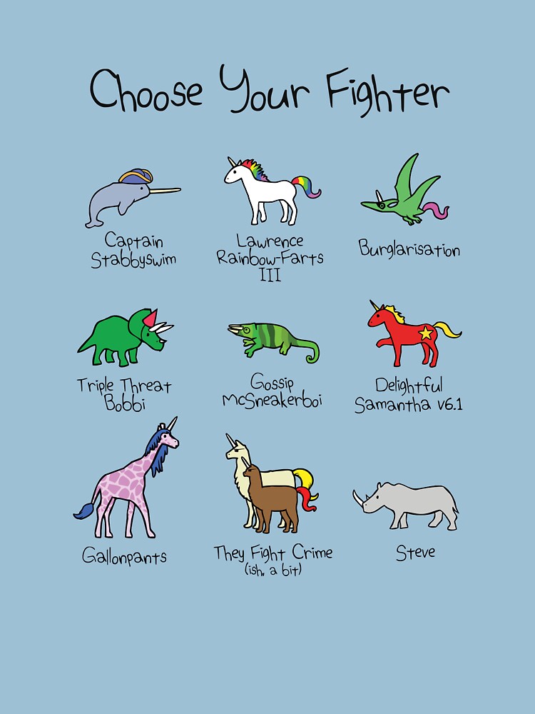 Choose Your Fighter (Horned Warrior Friends) by jezkemp