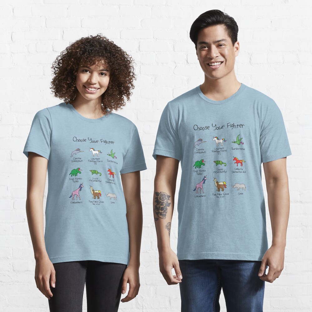 Choose Your Fighter (Horned Warrior Friends) Essential T-Shirt