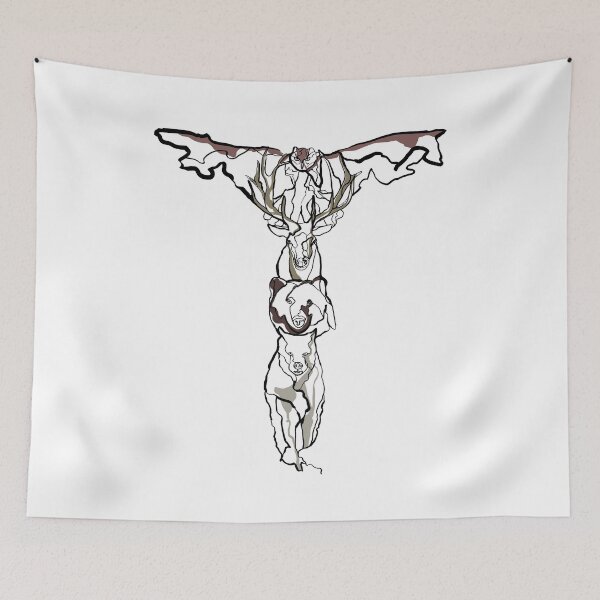 Item preview, Single Line - Totem designed and sold by MaxencePierrard.