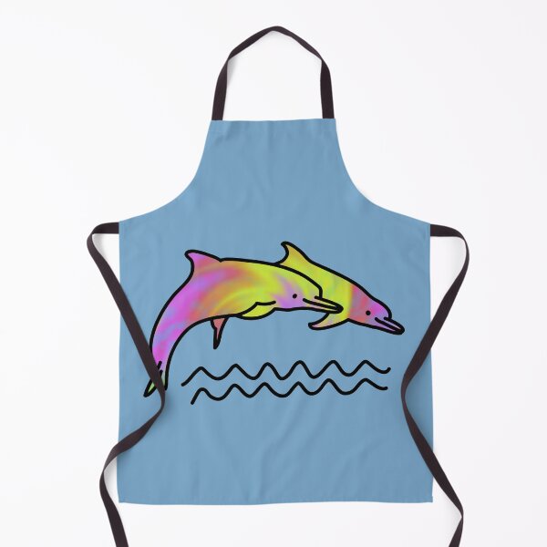 Item preview, Cute Artsy Rainbow Tie Dye Dolphin designed and sold by LeGND.