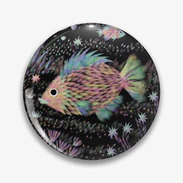 Item preview, Dreamy fish designed and sold by Rebecca Reck Art.