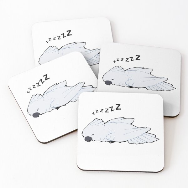 Item preview, Umbrella Cockatoo Cute Nap Time designed and sold by Alice Cheng.