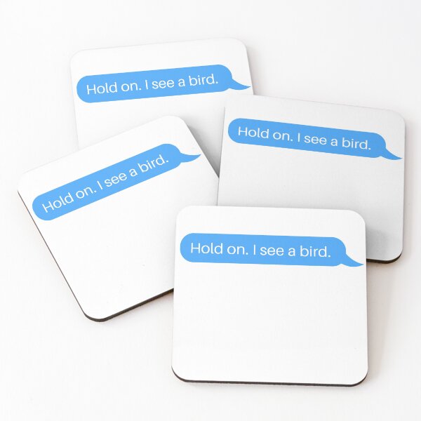 Item preview, I see a bird text message designed and sold by TheWaterBirds.