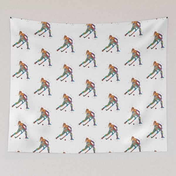 Item preview, Field hockey girl designed and sold by Rosaliartbook.