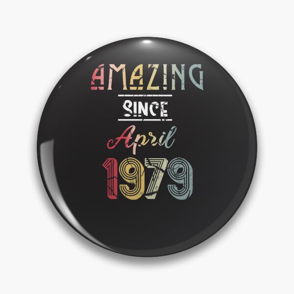 Item preview, Vintage Amazing Since April 1979 , Retro April Birthday , Born In 1979, Funny Gift Ideas for Birthday designed and sold by biigshow.