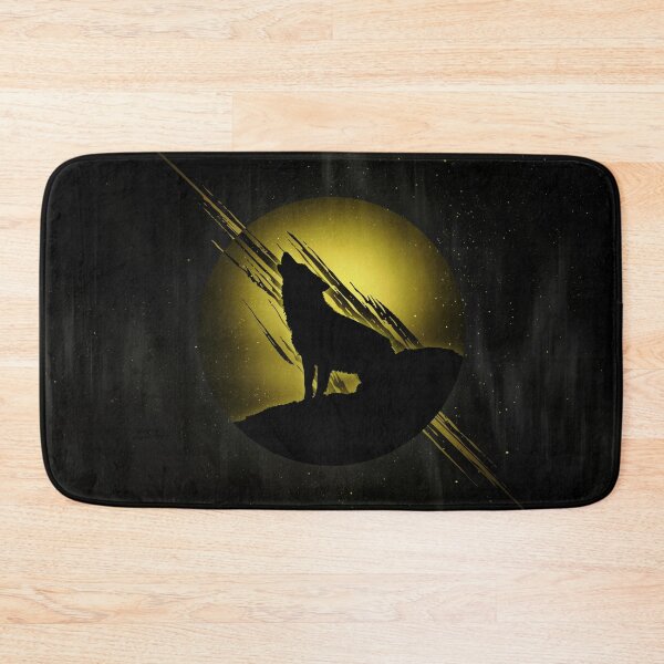 Item preview, Wolf with golden moon designed and sold by Destroyed-Pixel.