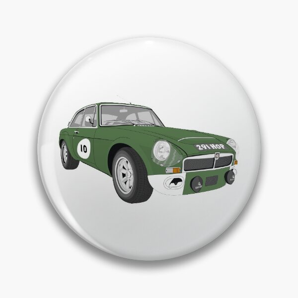 Item preview, MGB GT Sebring race car, green designed and sold by Showcase Classic & Sports Car.