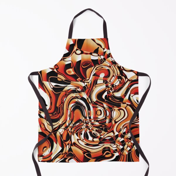 Item preview, Wavy Abstract 270321 - 02 Orange designed and sold by Artberry.