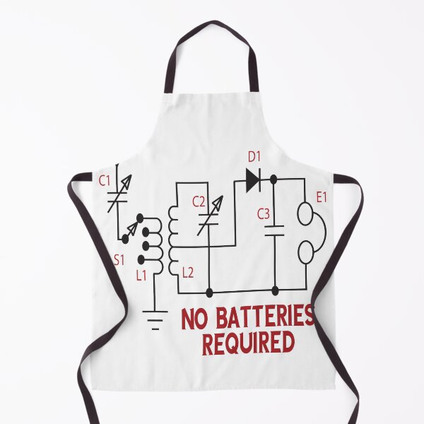 Item preview, Crystal Radio Circuit - No Batteries Required graphic and sticker pack designed and sold by WilsonCreekArts.