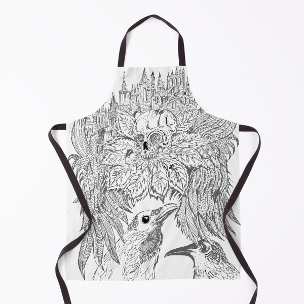 Item preview, Skull and crows designed and sold by fishtower.